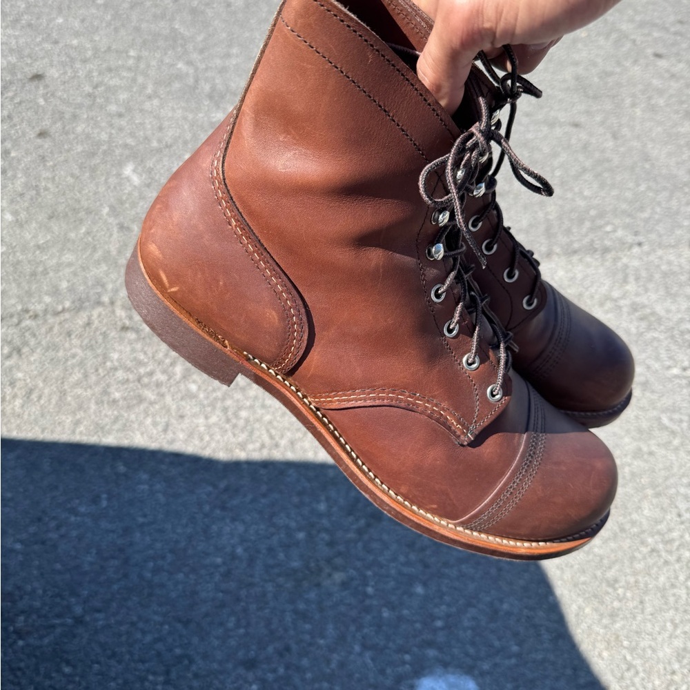Red Wing Shoes Chestnut Leather Boots